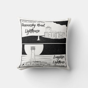 Land's End John o'groats vuurtoren Kussen