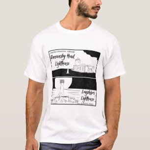 Land's End John o'groats vuurtoren T-shirt