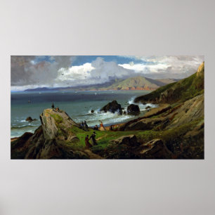 Lands End, San Francisco van William Keith Vintage Poster