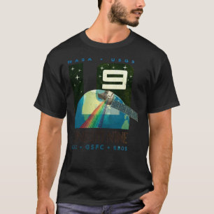 LANDSAT 9 missie van de logo - de blik Essentiël T-shirt