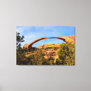 Landscape Arch in Arches National Park Canvas Afdruk