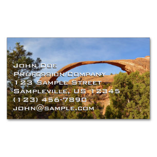 Landscape Arch in Arches National Park Magnetisch Visitekaartje