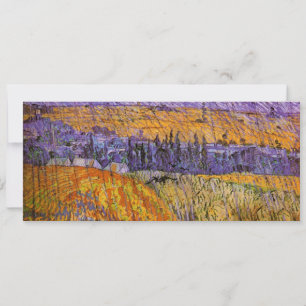 Landscape at Auvers in Rain by Vincent van Gogh