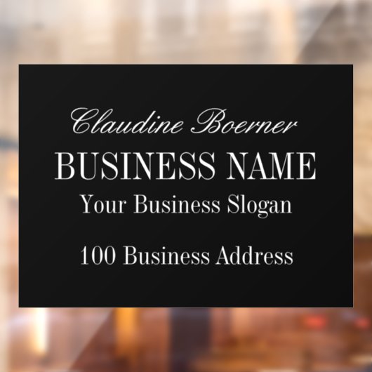 Landscape Decal Clings Business Home (Vel 2)