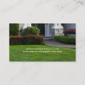 Landscape Lawn Care Professional Visitekaartje (Achterkant)