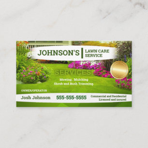 Landscape Lawn Care Visitekaartje