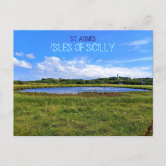 Landscape  Lighthouse, St. Agnes - Isles Of Scilly Briefkaart