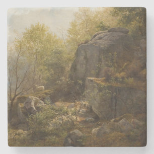 Landscape Near Conway, North Wales (door A.H. Wyan Stenen Onderzetter