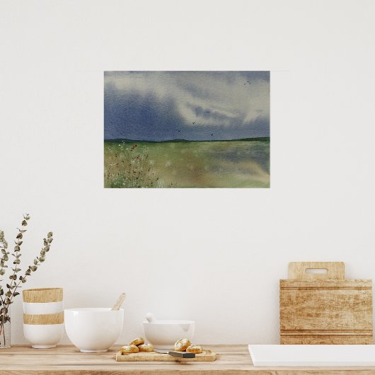 Landscape painting poster (Keuken)