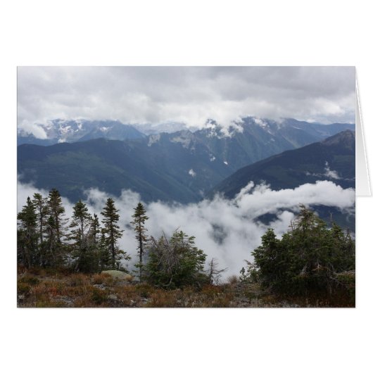 Landscape Purcell Mountains of BC Canada Card (Voorkant Horizontaal)