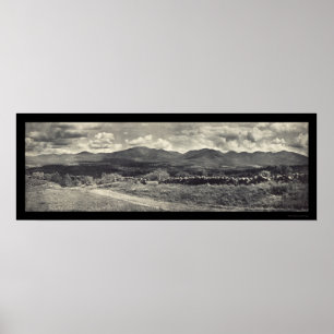 Landscape Stone Wall Foto 1915 Poster
