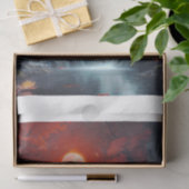 Landscape with Waterfall Decoupage Tissuepapier (Geschenk)