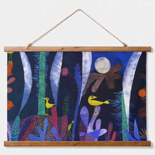 Landscape with Yellow Birds, Paul Klee Hangend Wandkleed (Voorkant)