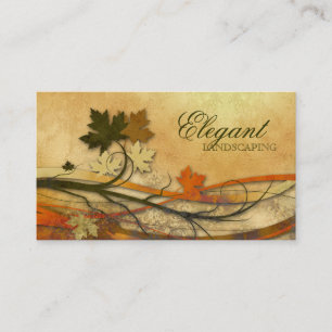 Landscaping Business Autumn Maple verlaat Visitekaartje