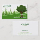 Landscaping Gardener Grass Clean Natuur Visitekaartje (Voorkant / Achterkant)