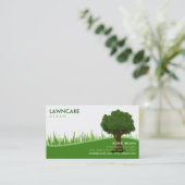 Landscaping Gardener Grass Tree Clean Natuur Visitekaartje (Staand voorkant)