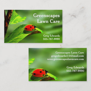 Landscaping gazon zorg tuin professional visitekaartje
