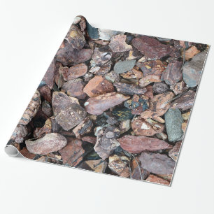 Landscaping Lava Rock Rubble and Stones Cadeaupapier