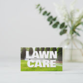 Landscaping Lawn Care Custom QR Visitekaartje (Staand voorkant)