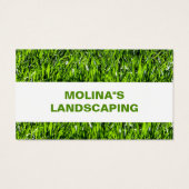 Landscaping Lawn Care Mower Business Card Grass (Dos)