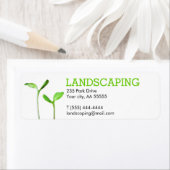 Landscaping Lawn green sprouts Etiket (Insitu)