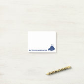 Landscaping Lawn Mowing Business - Gepersonaliseer Post-it® Notes (Op bureau)