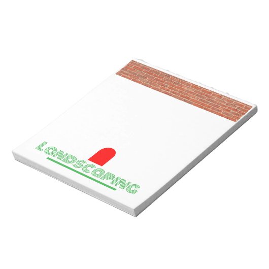 Landscaping Notepad Notitieblok (Gedraaid)