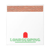 Landscaping Notepad Notitieblok (Voorkant)