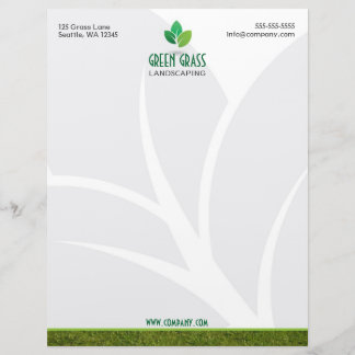 Landscaping Professional Letterhead Gepersonaliseerd Briefhoofd