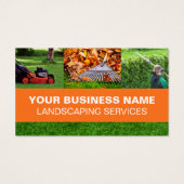 Landscaping Services Business card Lawn care (Dos)