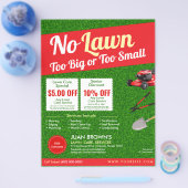 Landscaping Services | Lawn Care & Garden Design Flyer (Enkel)