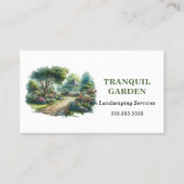 Landscaping Tuin Gazonverzorging Greenhouse Visitekaartje (Voorkant)