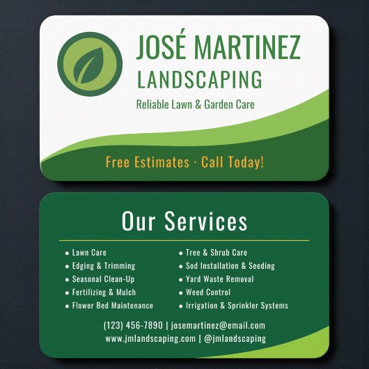 Landscaping Visitekaartje