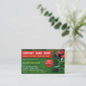 Landscapingsjabloon voor een startpakket voor zorg visitekaartje (Staand voorkant)