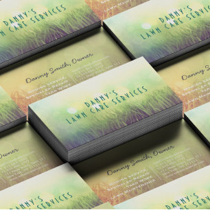 Landscapingsjabloon voor een startpakket voor zorg visitekaartje