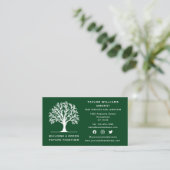 Landscapingstructuurservice Sociale media Lawn Car Visitekaartje (Staand voorkant)