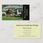Landschaar- of landschapsontwerp visitekaartje (Voorkant / Achterkant)
