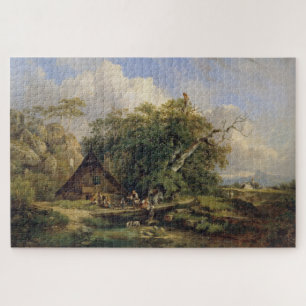Landschaft bei Gutenstein - Dominik Schufried Legpuzzel