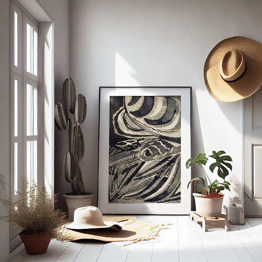 Landschaft | Otto Freundlich Poster