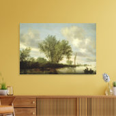 Landschap, 1645 canvas afdruk (Insitu (Woonkamer))