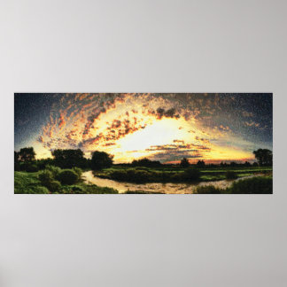 Landschap 16 cmyk poster