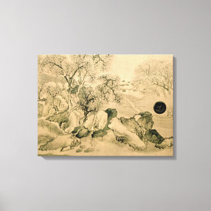 Landschap, 1771 canvas afdruk