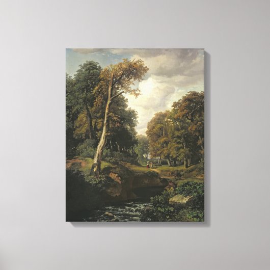 Landschap, 1850 canvas afdruk (Voorkant)
