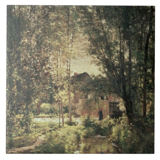 Landschap 2 tegeltje (Voorkant)