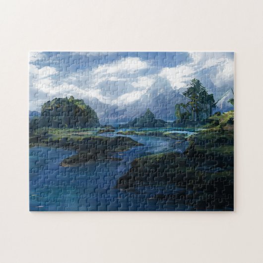 Landschap aangepaste foto-puzzel legpuzzel (Horizontaal)