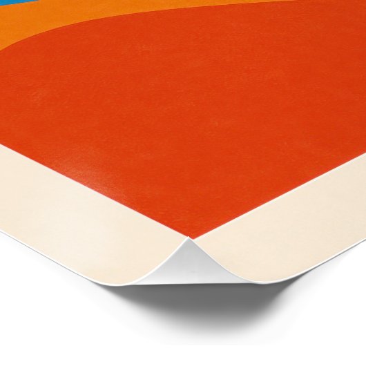 Landschap Abstract Perfect Poster (Hoek)