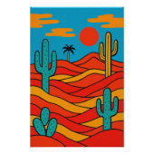 Landschap Abstract Perfect Poster (Voorkant)