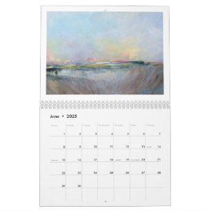 Landschap Abstracte kunst origineel schilderij 202 Kalender
