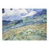 Landschap achter Saint-Paul Vincent van Gogh Foto Afdruk (Voorkant)