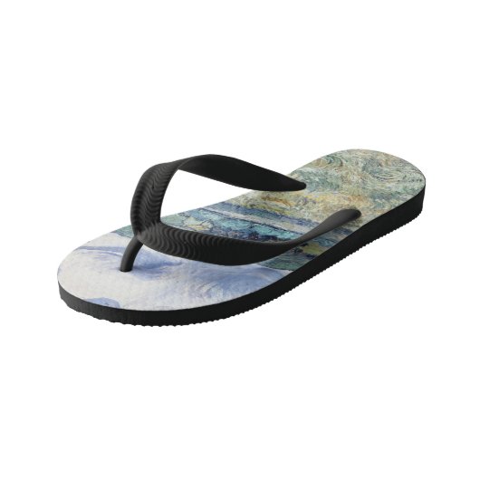 Landschap achter Saint-Paul Vincent van Gogh Kinder Teenslippers (Schuin)
